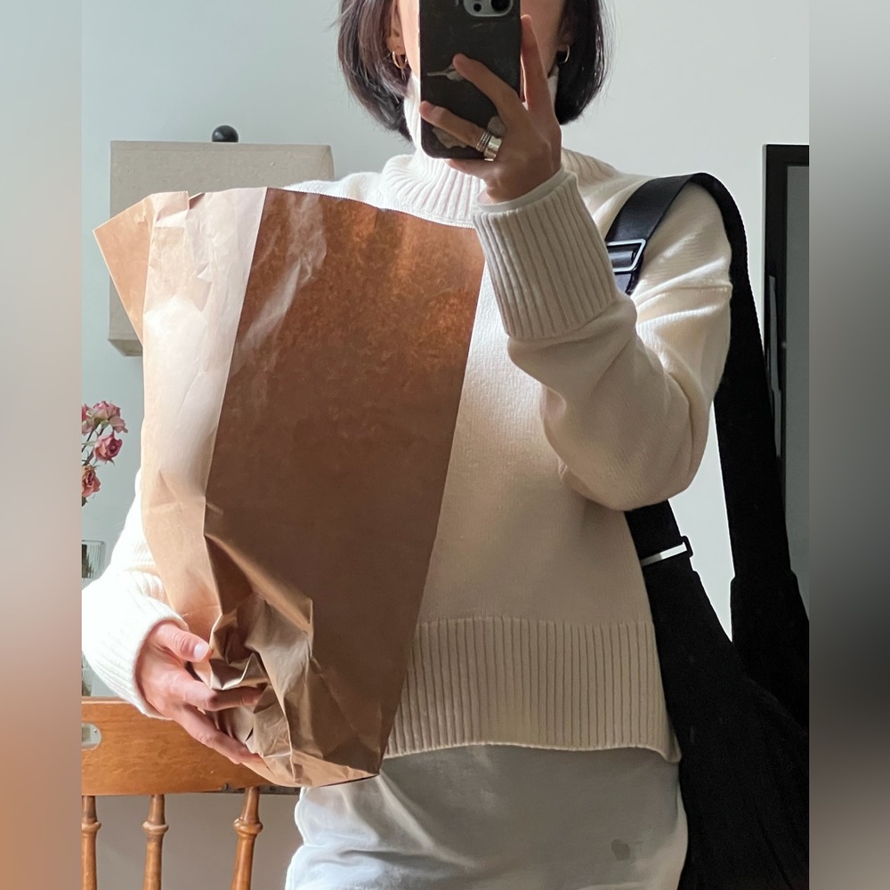 Arket Off-White Cowl Neck Sweater - Picture 10 of 10